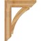 Ekena Millwork Thorton Slat Rough Sawn Bracket, Western Red Cedar, 6"W x 28"D x 36"H BKT06X28X36THR06RWR - alternate 4